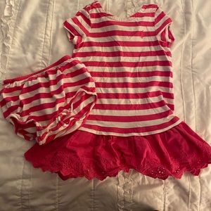 Ralph Lauren dress with bloomer 12m